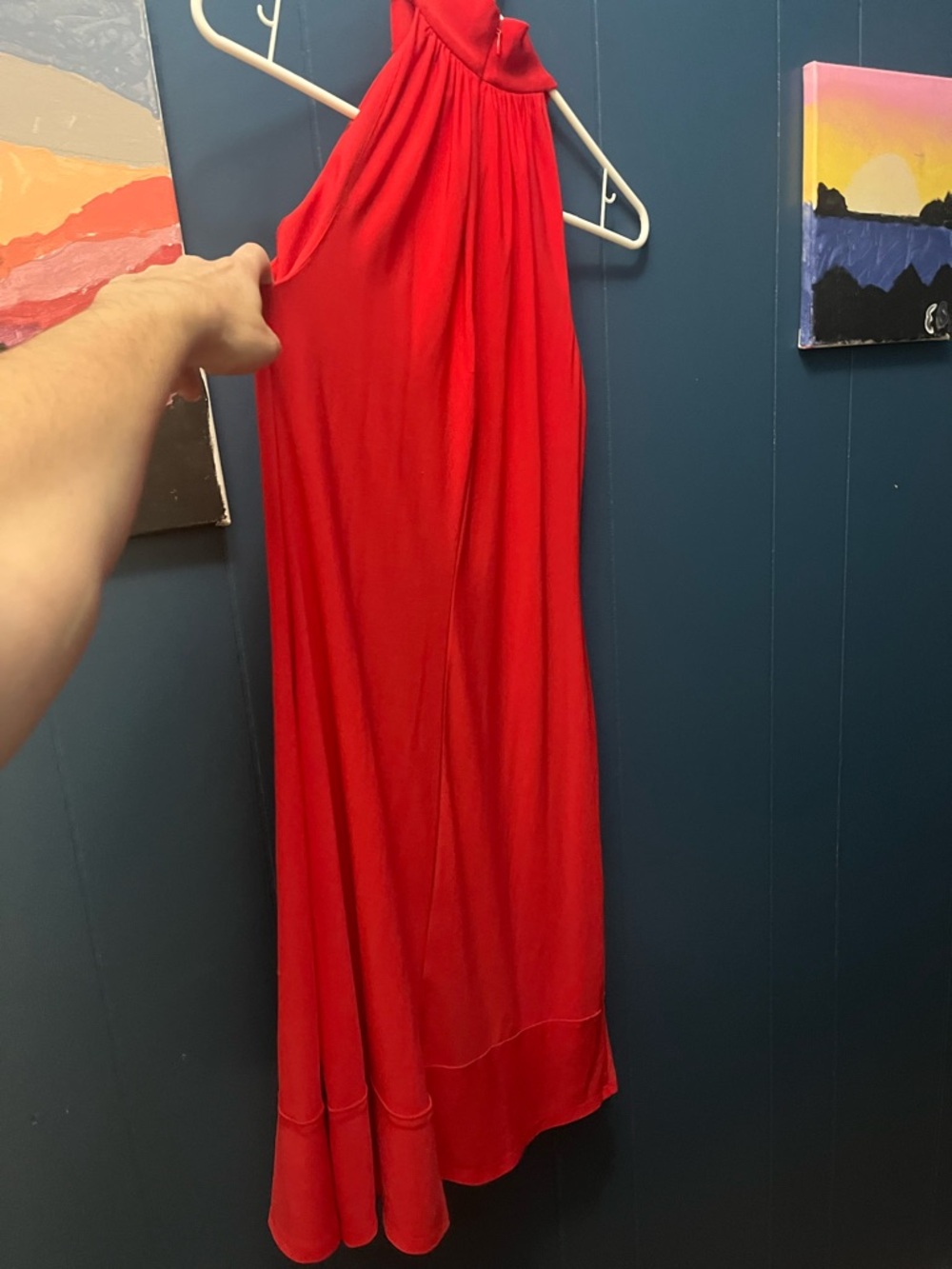 American Living Red Midi Dress